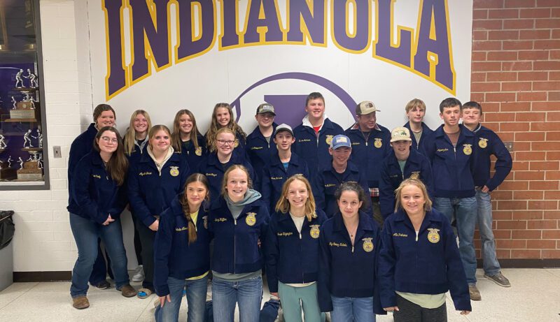 ICT-6 Group of students in blue jackets